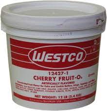Westco Cherry Fruit-O Concentrate Icing Fruit - Donut-Equipment.com