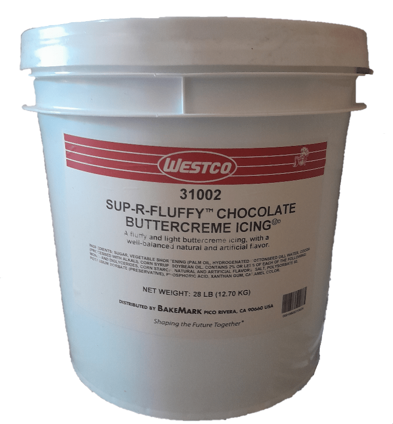 Westco Sup-R-Fluffy Chocolate Buttercreme Icing - Donut-Equipment.com