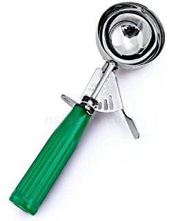 DP-12 Stainless Steel Squeeze Ice Cream Disher, 2.66 oz - Donut-Equipment.com