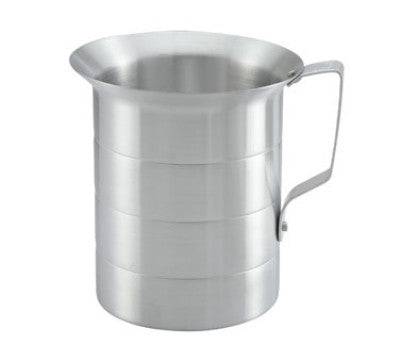 4 QUART Measuring Cup, Aluminum - Donut-Equipment.com