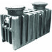 GSW USA 40100A04T XL100 Grease Interceptor 4" FPT 1058 lb Grease Capacity 100 GPM Flow Rate - Donut-Equipment.com