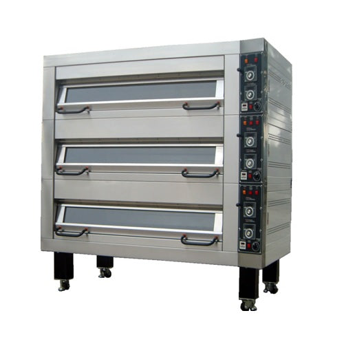 Bakemax Electric Artisan Stone Deck Ovens 1 Pan Wide