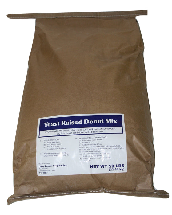 Blue Label Yeast Raised (Table Cut) Donut Mix 50#