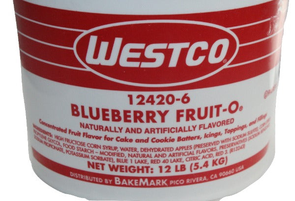 Westco Blueberry Fruit-o Icing Fruit.