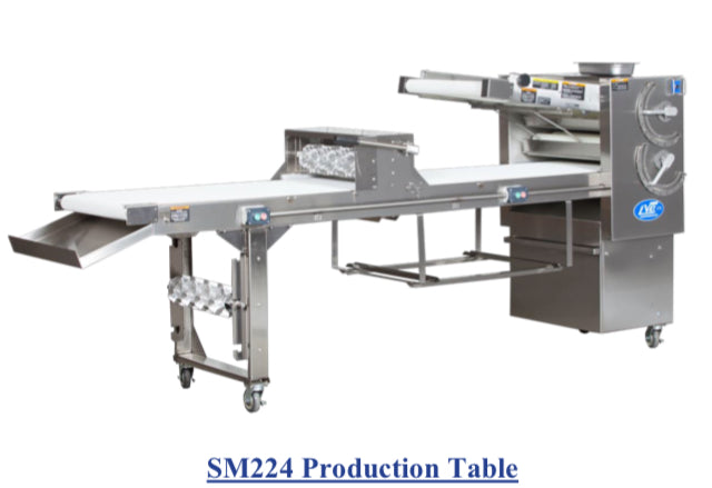 LVO SM224-9 Donut Production Table Sheeter Right to Left Production