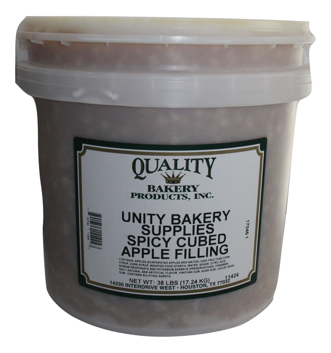 Quality Spicy Cubed Apple Turnover, Donut, Cake & Pastry Filling – 40 pound