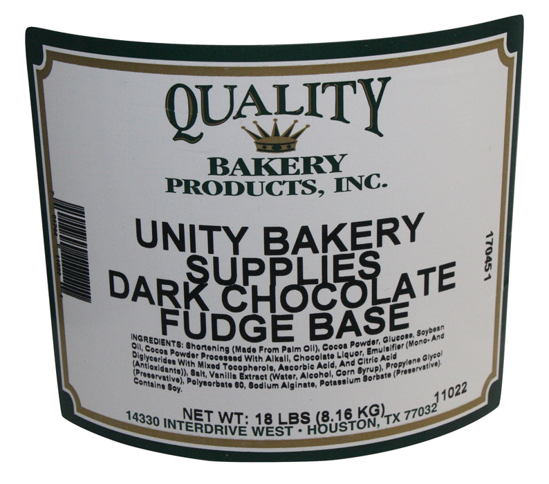 Quality Dark Chocolate Fudge Base For Icings and Glaze-18 pounds