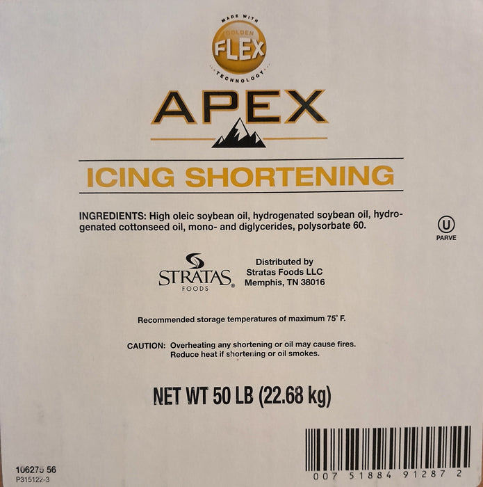 APEX Icing Shortening / Cake Icing / Donut Filling  - APEX 106275 56 by Stratus