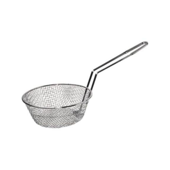 Round Medium Mesh Culinary Basket for Straining and Cleaning Glaze