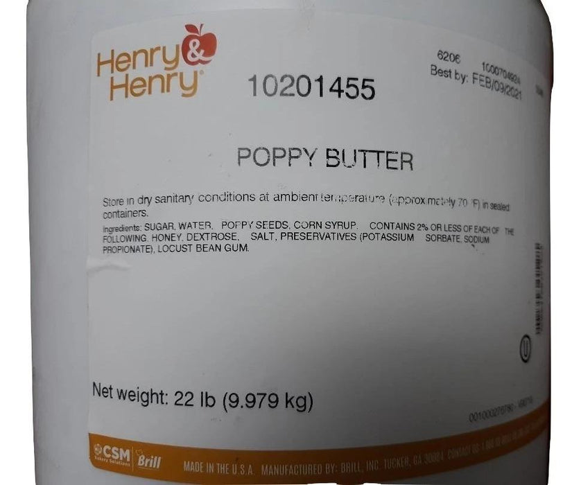Henry and Henry Poppy Butter Filling (Poppy Seed) 22#