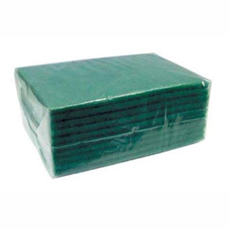 Winco SP-96 Green Scouring Pad - 6 Pack