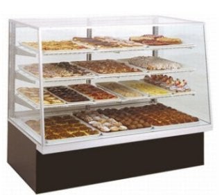Non Refrigerated Display Case 97040-77 straight Front High Volume 77” X 34 13/16” X 40”